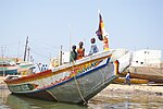 Fishing boat st louis senegal